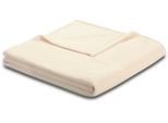 Wohndecke BIEDERLACK "King Fleece", beige (creme), B:150cm L:200cm, Polyester, Wohndecken, Wohndecke, leicht, Kuscheldecke