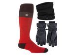 Mannen Ski Set Nekwarmer Handschoenen & Thermische Skisokken Winterkleding