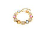 Luxenter Multicolour Kristall Armband aus 18K Gelbgold - Mantis