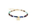 Luxenter Multicolour Kristall Armband aus 18K Gelbgold - Nerald
