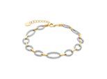 Luxenter Armband aus 925er Sterlingsilber und Zirkonia mit 18-karätiger Goldbeschichtung – Phinthe