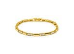 Luxenter Armband aus funkelnden Zirkonia mit 18 Karat Gelbgold-Finish – Tavli