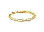 Luxenter Armband mit funkelnden Zirkonia-Steinen, 18 Karat Gelbgold-Finish – Thylo