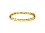 Luxenter Armband mit funkelnden Zirkonia-Steinen, 18 Karat Gelbgold-Finish – Lyth