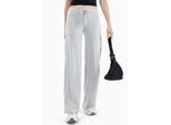 Brede Gestreepte Broek met Touwsluiting in de Taille