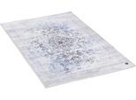 Badematte TOM TAILOR HOME "Oriental Bath SIX", blau, H:7mm, Polyester, Badematten, Badematte, Badteppich, Orient-Optik, Vintage Design, waschbar