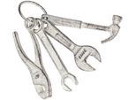 Dekoobjekt AMBIENTE HAUS "Wekzeugslbund", silber (grau), B:6cm H:20cm T:6cm, Gusseisen, Dekofiguren, Dekoobjekt