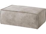 Hocker OTTO HOME "SHERWOOD, Polsterhocker in 3 Stoffarten verfügbar", grau (hellgrau), B:102cm H:42cm T:69cm, 100% Polyester, Hocker, Hocker, passend zur Polster-Serie SHERWOOD