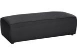 Hocker OTTO HOME "NEU: SHERWOOD XXL, Polsterhocker, Cord, Webstoff", schwarz (anthrazit), B:130cm H:44cm T:60cm, 100% Polyester, Hocker, Hocker, rechteckig, bequemer Sitzkomfort, 130/60/44 cm, Krokodilverbinder