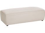 Hocker OTTO HOME "NEU: SHERWOOD XXL, Polsterhocker, Cord, Webstoff", beige (hellbeige), B:130cm H:44cm T:60cm, 100% Polyester, Hocker, Hocker, rechteckig, bequemer Sitzkomfort, 130/60/44 cm, Krokodilverbinder