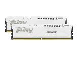 Kingston FURY™ Beast DDR5 Speicher 32GB 5200MT/s CL40 DIMM (2er-Kit) Weiß XMP