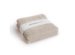 Handtuch Set HERZBACH HOME "Spa" Gr. 50, sandgrau, 2, Jersey, Jersey, Obermaterial: 100% Baumwolle CO., Handtuch-Sets, Handtuch Set, 525g/m², Premium-Qualität, 100% Baumwolle, einfarbig