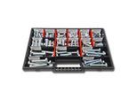 Sechskantschrauben Sortiment M8-M10 // 10mm-50mm 110 tlg. Schraubenbox DIN 933 Vollgewindeschrauben Maschinenschrauben Gewindeschrauben Sechskantschrauben