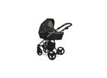 Lorelli Kinderwagen Rimini Premium Sportsitz Tragewanne Moskitonetz verstellbar black