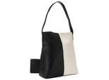 Shopper VIVANCE "Schultertasche, Handtasche, Einkaufstasche, Damentasche", Damen, Gr. B/H/T: 30cm x 35cm x 14cm, schwarz-weiß (schwarz, weiß), Lederimitat, mehrfarbig, Taschen Shopper, mit kleiner herausnehmbarer Innentasche VEGAN