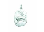 Sternzeichenanhänger ADELIA´S "Sternzeichen Anhänger Stier 925 Silber – Silberanhänger Stier", silber, Schmuckanhänger, Damen, Stier, Silber 925 (Sterlingsilber), Silberanhänger Stier