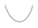 Kette mit Anhänger CAÏ, silber (weiß), Halsketten, Herren, 50cm, Silber 925 (Sterlingsilber), L: 50 B: 2,5mm, glänzend, B:2,5mm