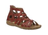Sandale JOSEF SEIBEL "Ivy 06, rot", Damen, Gr. 42, rot, Obermaterial: 100% Rindsleder Leather cow., Schuhe Sandale