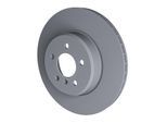 TOPRAN Bremsscheibe 502241 Hinterachse belüftet 345mm 24mm für MINI