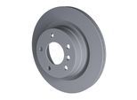 TOPRAN Bremsscheibe COATED 500949 Hinterachse belüftet 300mm 20mm für MINI