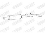 WALKER Mittelschalldämpfer 24309 für RENAULT