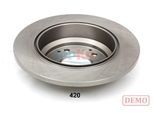 JAPKO Bremsscheibe 61420c Hinterachse voll 281mm 12mm für ACURA