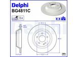 DELPHI Bremsscheibe bg4811c 300mm 12mm für Mercedes