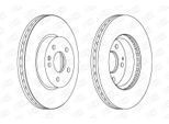 CHAMPION Bremsscheibe 562392ch 300mm 28mm für Mercedes