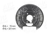 AIC Spritzblech, Bremsscheibe 57579 Hinterachse links für Peugeot