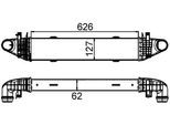 MAHLE Ladeluftkühler ci428000s für Mercedes
