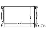 MAHLE Kühler, Motorkühlung cr1422000s für CUPRA