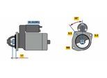 BOSCH Starter 0986023580 für Peugeot DS Suzuki
