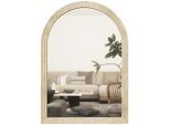 Homcom Wandspiegel, Beige, Glas, 2x70x50 cm, Spiegel