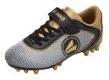 Fußballschuh JAKO "J-SFG COURSE EV", Mädchen, Gr. 34, jetschwarz, richgold, Synthetik, Textil, Schuhe Fußballschuh, für Rasenplätze, für Kinder
