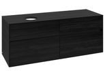 Villeroy & Boch Waschtischunterschrank Collaro C04600 1400x548x500mm 4 Ausz. Waschtisch li Black Oak C04600AB