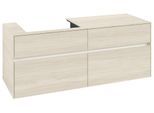Villeroy & Boch Waschtischunterschrank Collaro C085B0 1400x548x500mm m. Bel. 4 Ausz. Waschtisch li W C085B0AA