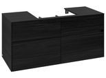Villeroy & Boch Waschtischunterschrank Collaro C08100 1200x548x500mm 4 Ausz. Waschtisch mittig Black C08100AB