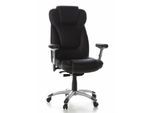 hjh OFFICE Profi Chefsessel EMBASSY 200 L Leder mit Armlehnen (höhenverstellbar)