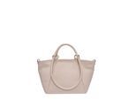 Roberta M Beige Rundleer Tas