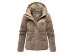Marikoo dames teddy puffer jas met capuchon – model Kaguraa