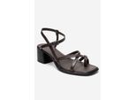 Lavish Leder Blockabsatz Sandale (Damen)