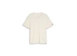 TOM TAILOR Herren Henley T-Shirt mit Waffelstruktur, braun, Uni, Gr. M
