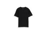 TOM TAILOR DENIM Herren T-Shirt aus Baumwolle, bunt, Uni, Gr. M