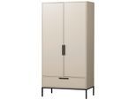 Garderobenschrank Adam Hellgrau B: 100 cm