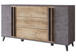 Sideboard Helsinki Anthrazit /Kastanienfarben B: 150cm