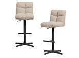 Barhocker-Set Vinny Sandfarben B: 44cm