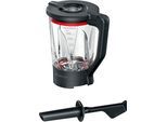 BOSCH Mixaufsatz "MUZS6MX", schwarz (transparent, schwarz), Küchenmaschinen-Aufsätze