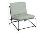 Ambia Garden Loungesessel , Anthrazit, Grün , Metall, Textil , Füllung: Schaumstoff , rund , 75x76x89 cm , Gartenmöbel, Loungemöbel, Lounge-Serien
