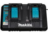 Akku-Ladestation MAKITA "DC18RD bulk", schwarz, B:20,5cm H:10cm T:34cm, Kunststoff, Ladegeräte, optimiertes Kühlsystem