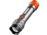 LED Taschenlampe NEBO "Nebo DAVINCI™ 450L FLEX", grau, H:10,85cm L:3cm T:3cm, Aluminium, Mobilleuchten, Flexibel mit Akku- oder Batteriebetrieb nutzbar
